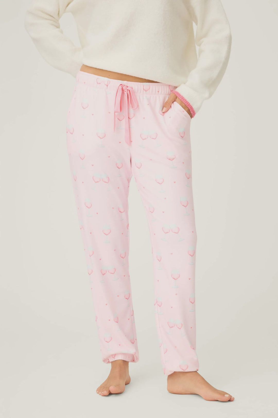 HAPPY HOUR BANDED PJ PANT