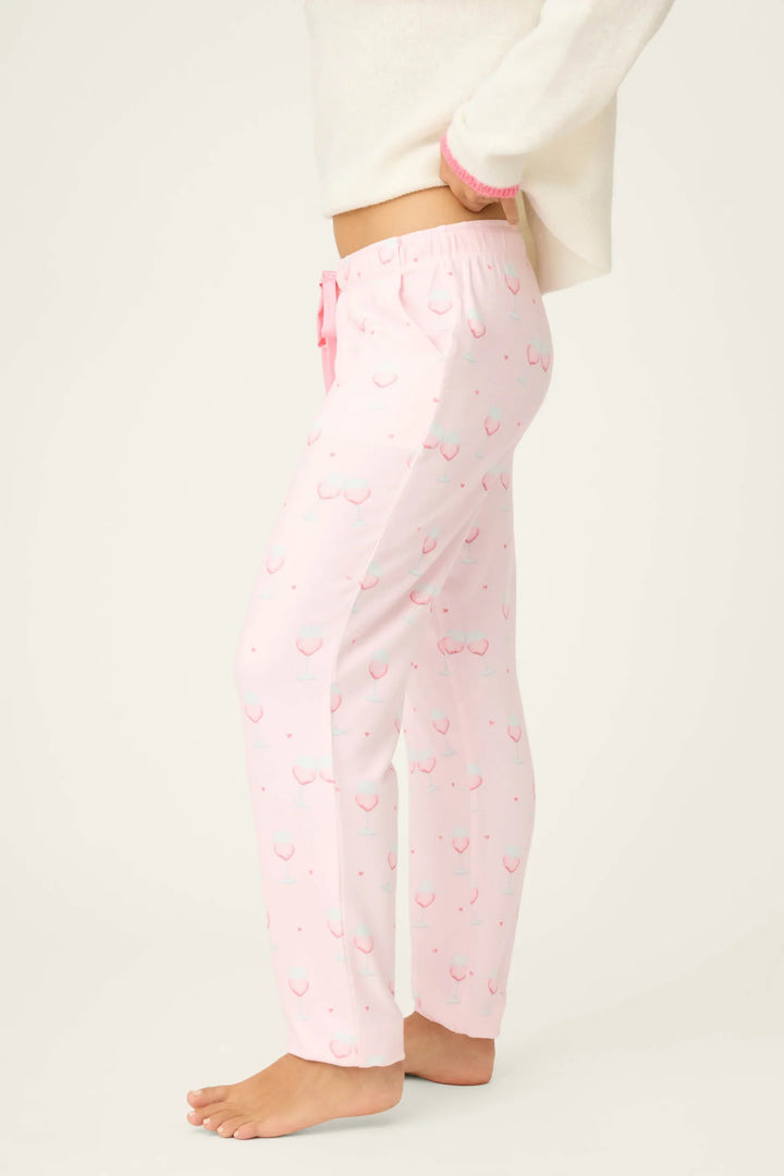 HAPPY HOUR BANDED PJ PANT