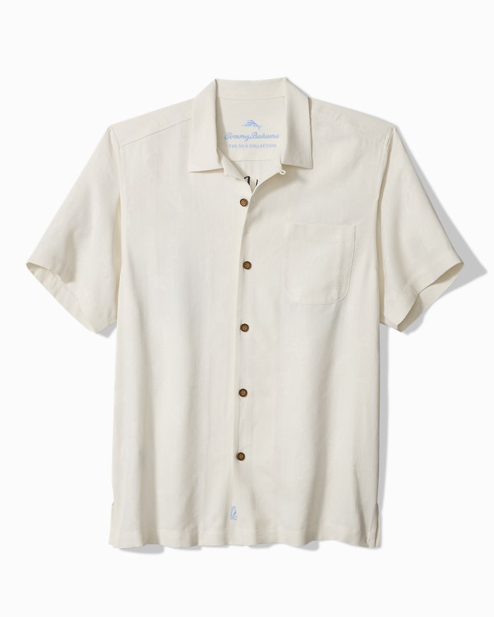 BLUE FIN DISTILLERY SILK CAMP SHIRT