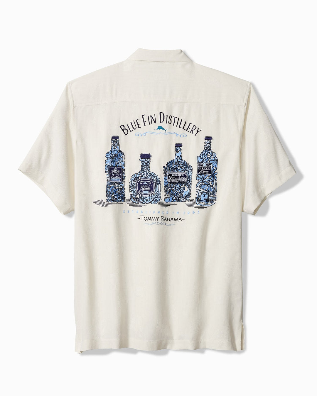 BLUE FIN DISTILLERY SILK CAMP SHIRT