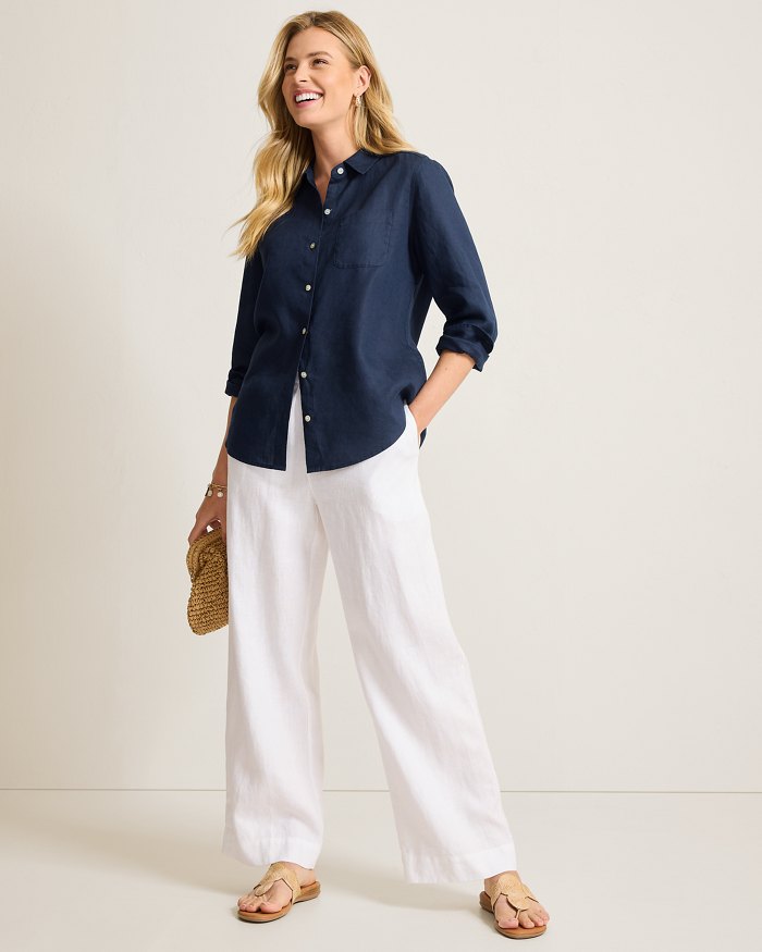 COASTALINA RELAXED LS SHIRT