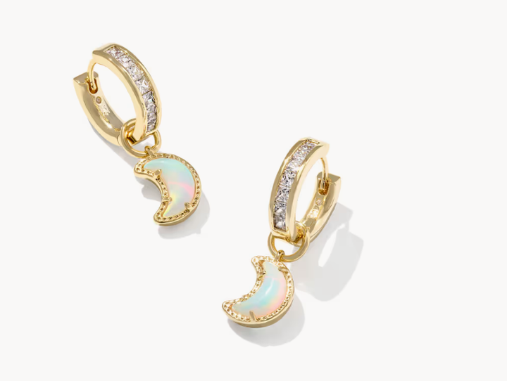 MOON HUGGIE EARRING