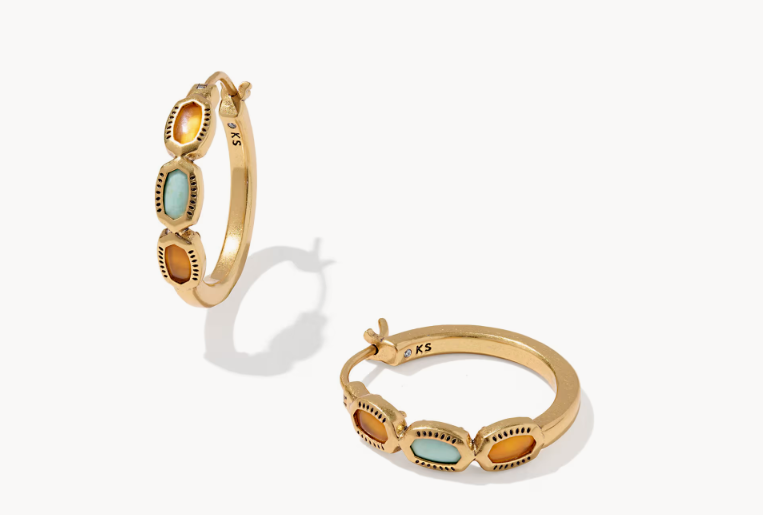MINI ELISA HOOP EARRING