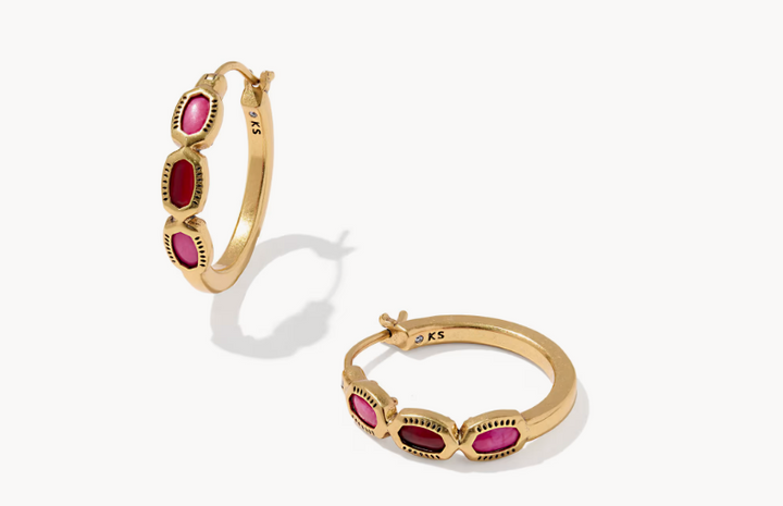 MINI ELISA HOOP EARRING