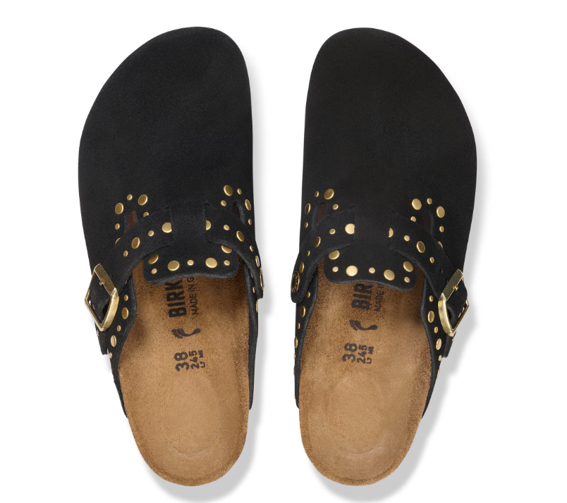 BOSTON RIVET SUEDE BLACK N 1030491