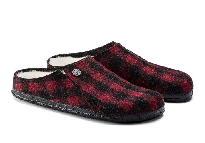 ZERMATT SHEARLING WZ PLAID RED N