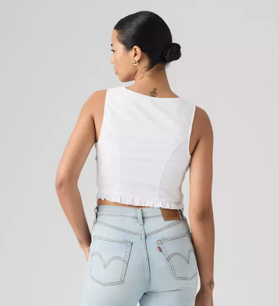 TEAGAN BLOUSE - BRIGHT WHITE