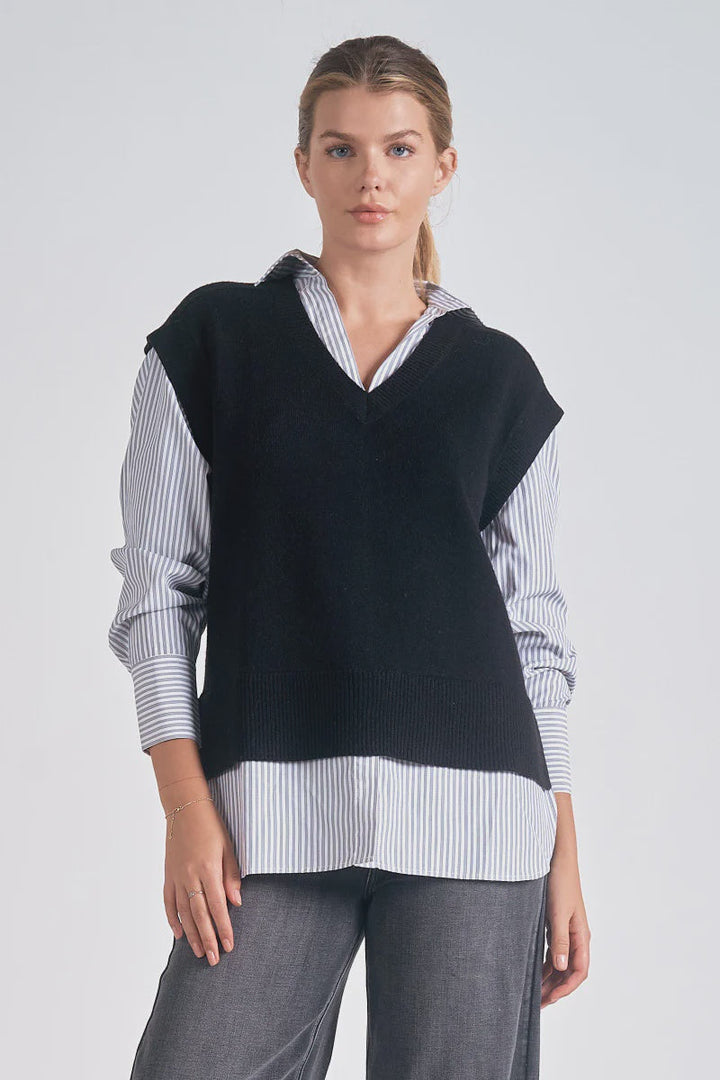 SWEATER VEST SHIRT