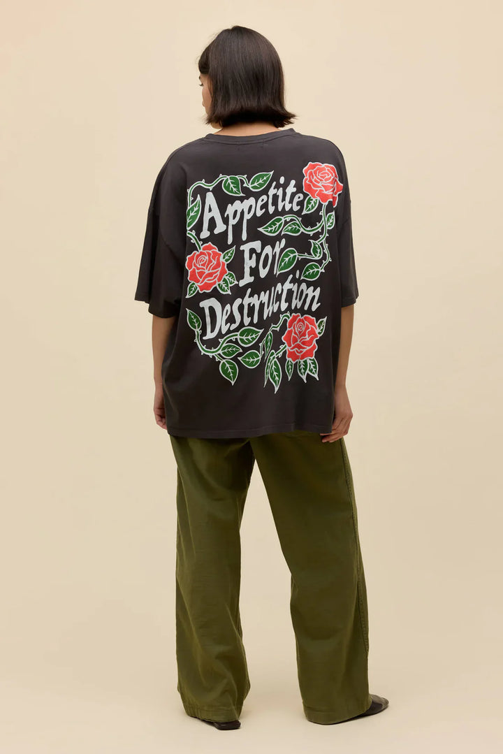 GUNS N ROSES PARADISE CITY ROSES TEE