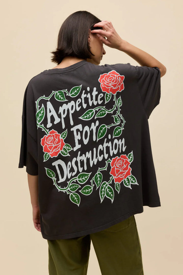 GUNS N ROSES PARADISE CITY ROSES TEE