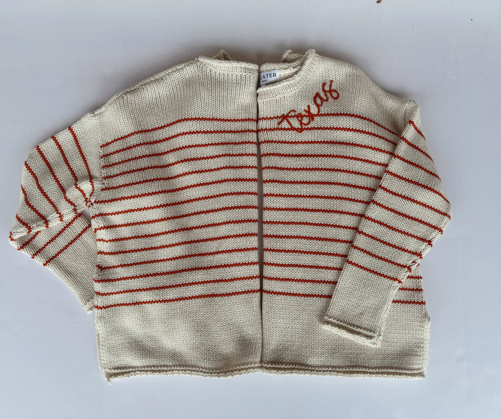 UT TEXAS CHUNKY STRIPE SWEATER