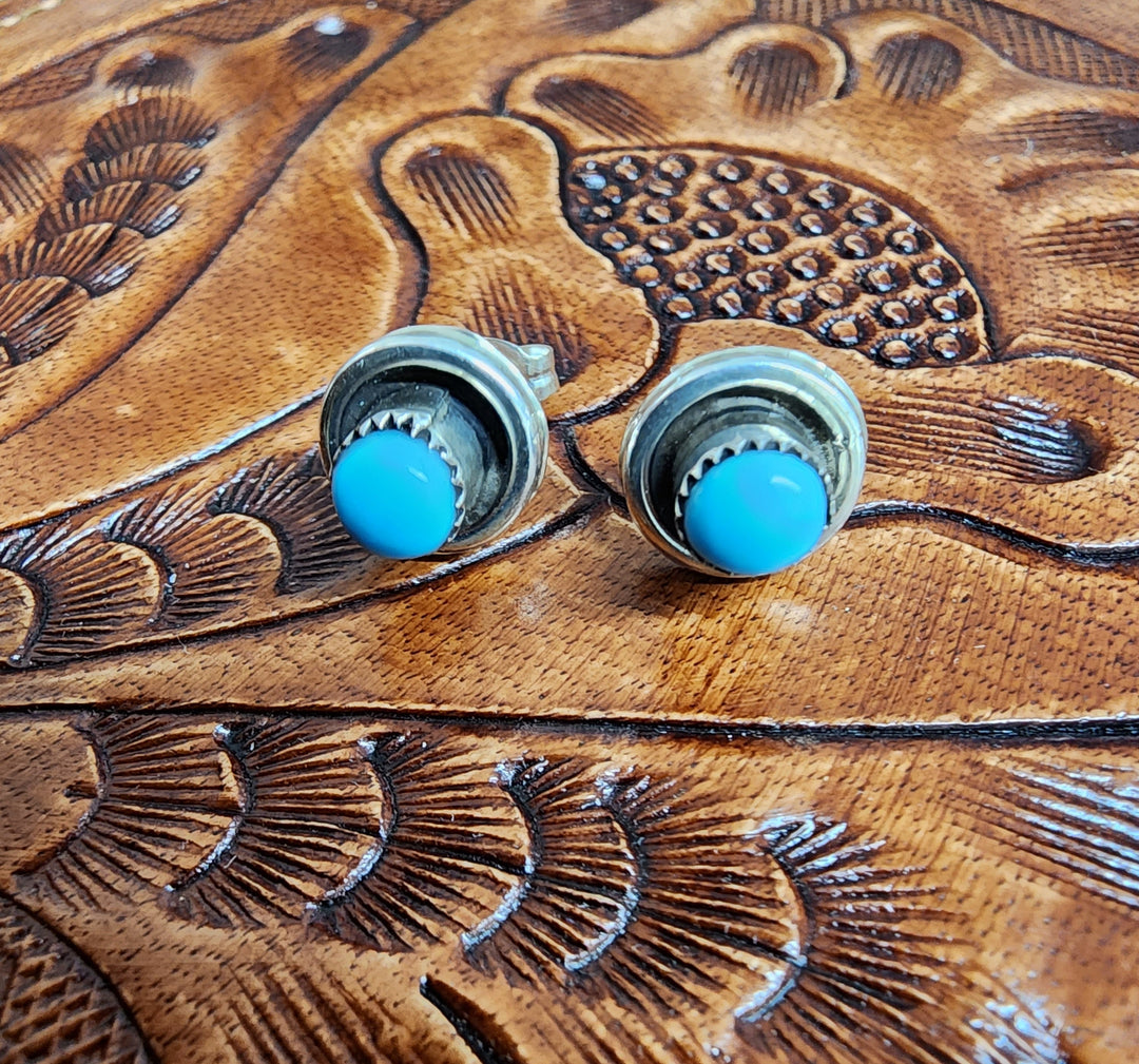 Zuni Turquoise Studs sm