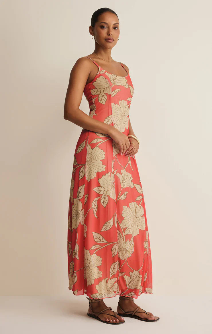 CHARISMA BLOOM MIDI DRESS