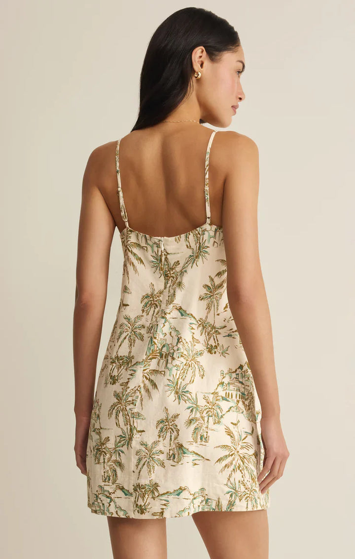 MAUDE TIKI TIDE MINI DRESS