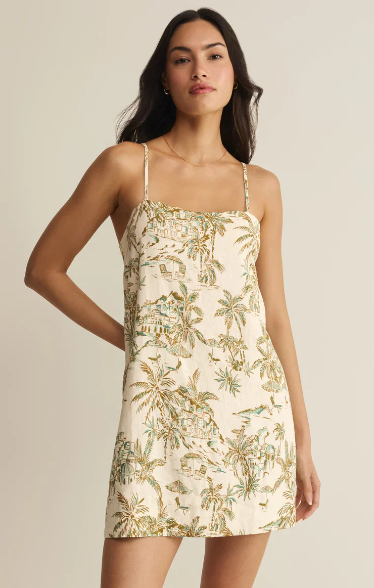MAUDE TIKI TIDE MINI DRESS