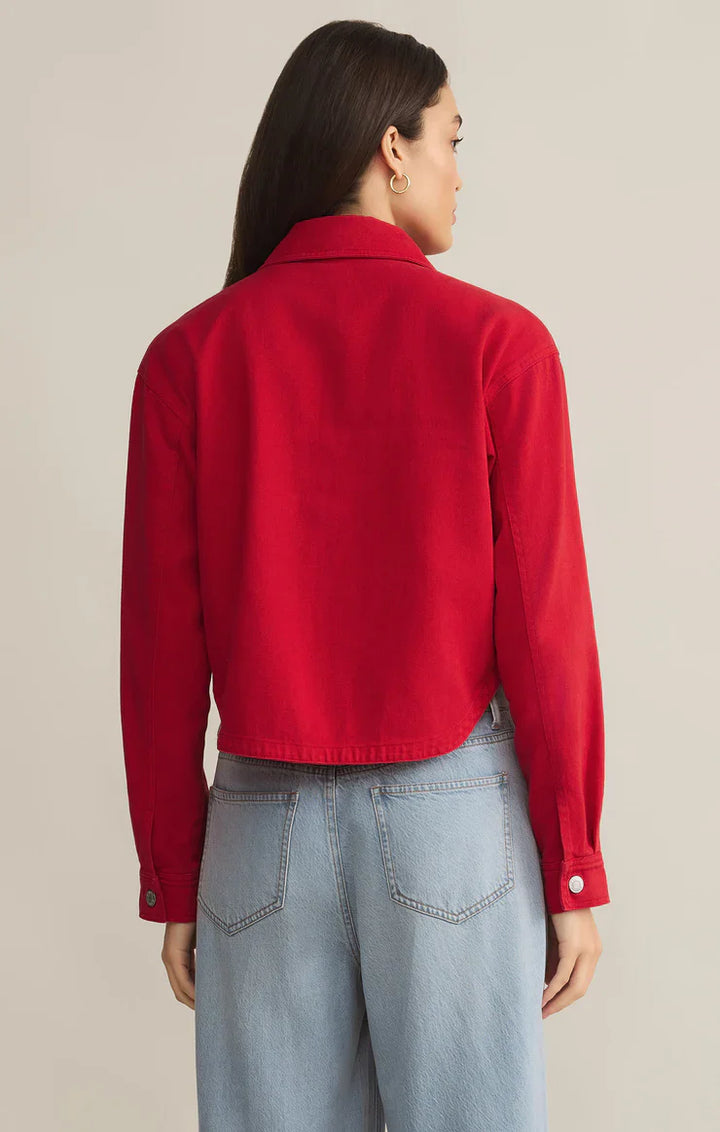 ALL DAY CROPPED DENIM JACKET ZJ251850