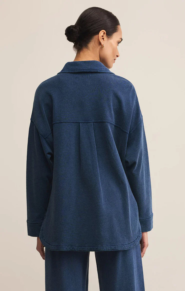ALL DAY KNIT DENIM JACKET