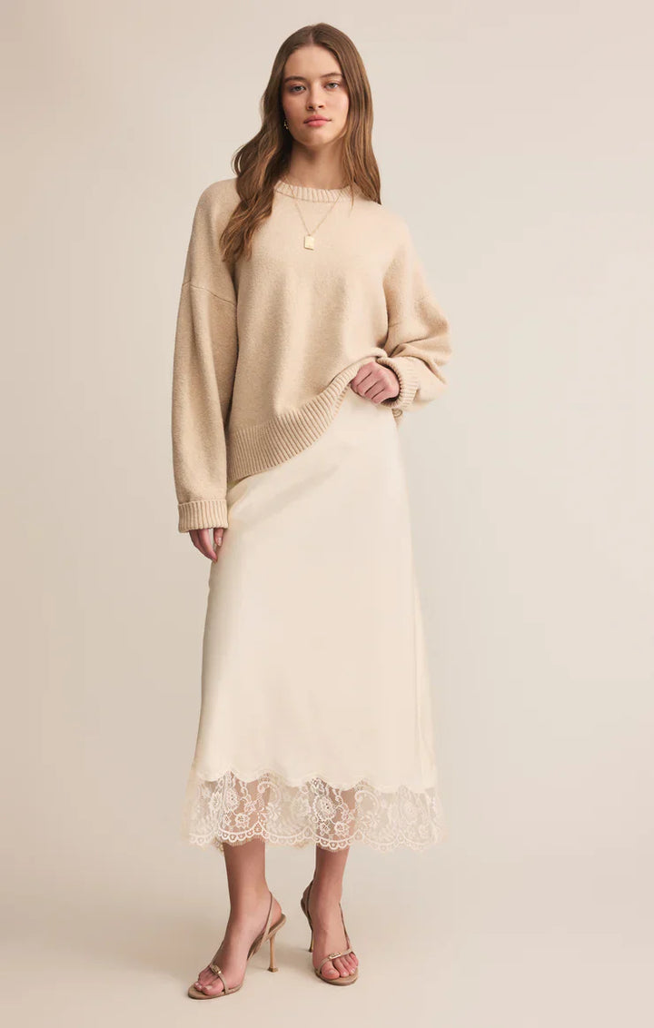 CINDER LACE MIDI SKIRT