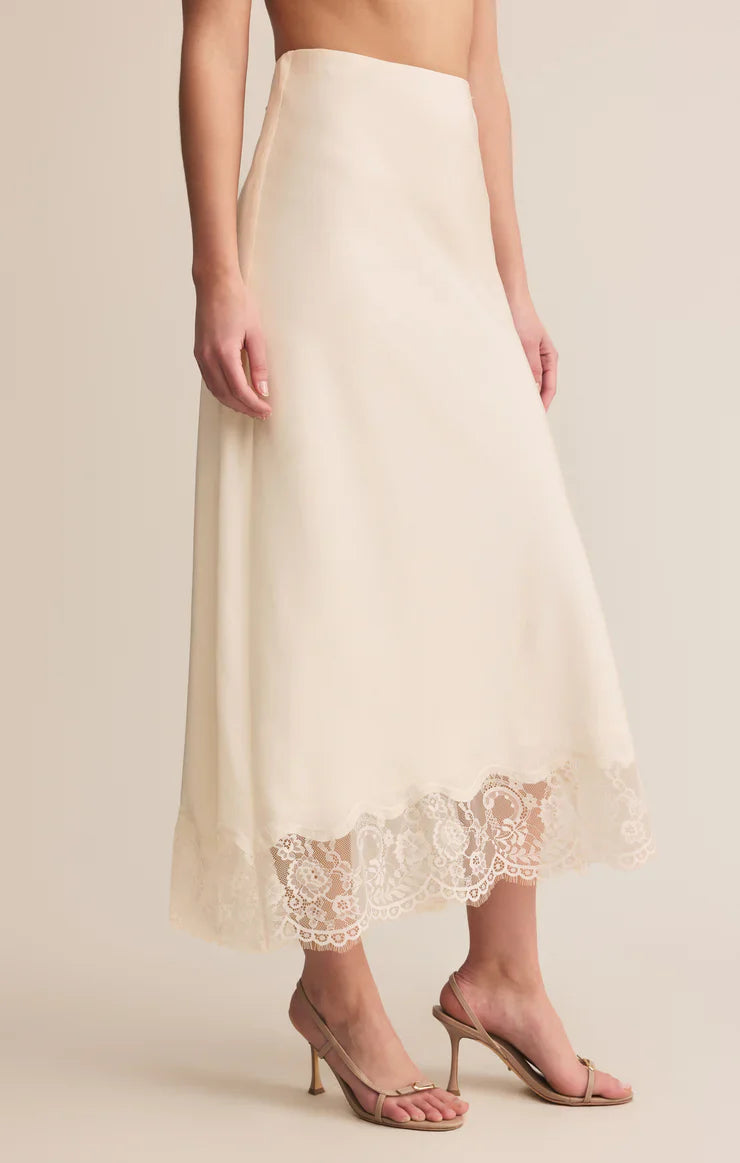 CINDER LACE MIDI SKIRT