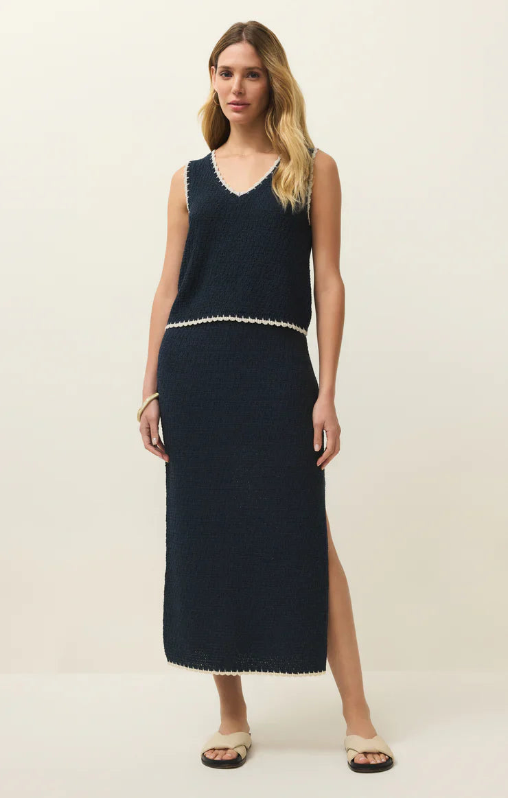 YESSENIA WHIPSTITCH SKIRT