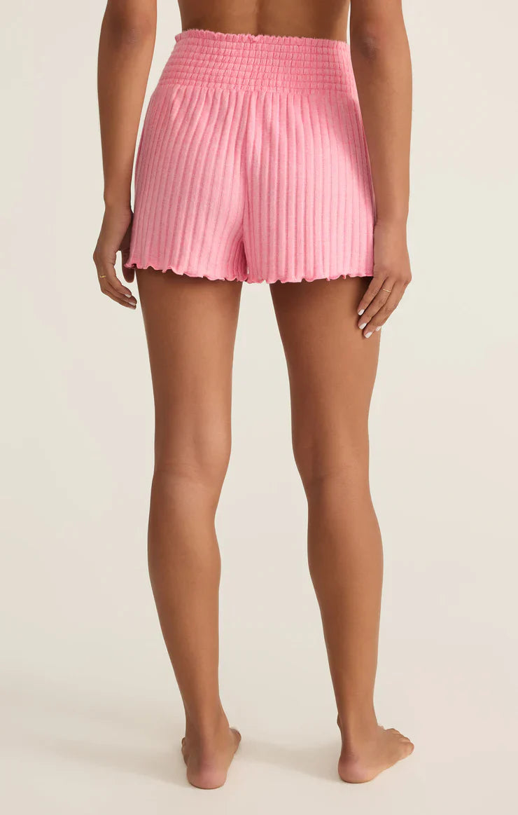DAWN SMOCKED RIB SHORT