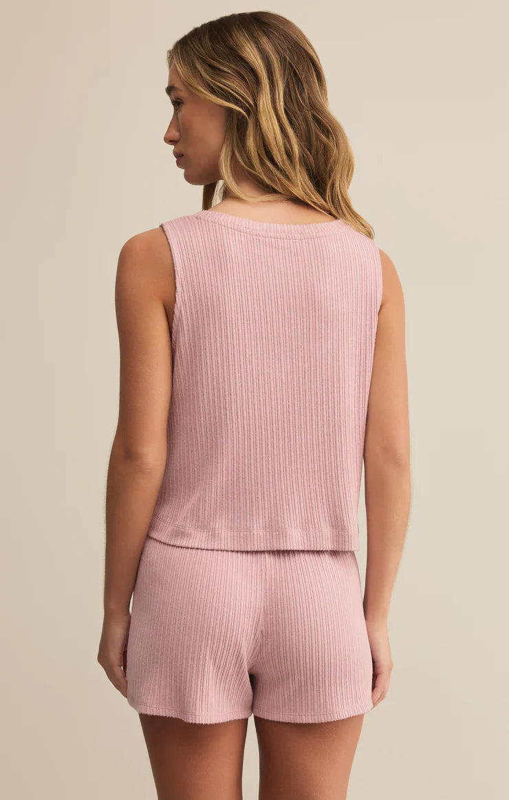 SLOANE V NECK RIB TANK