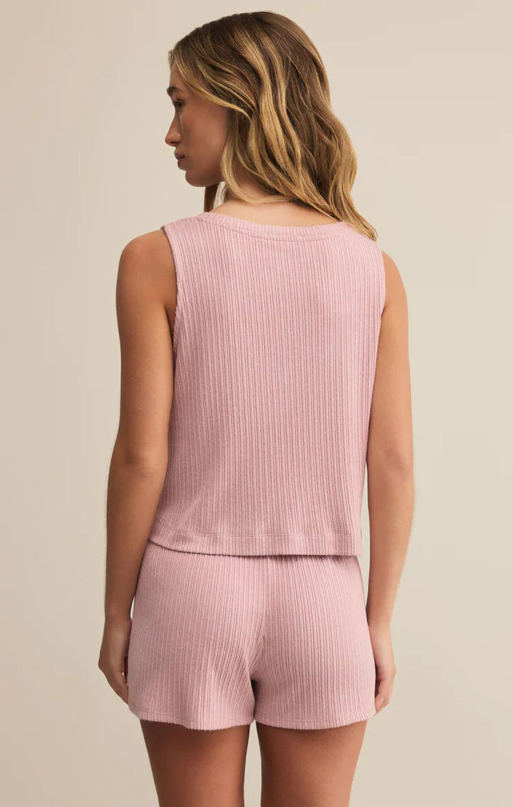 SLOANE V NECK RIB TANK