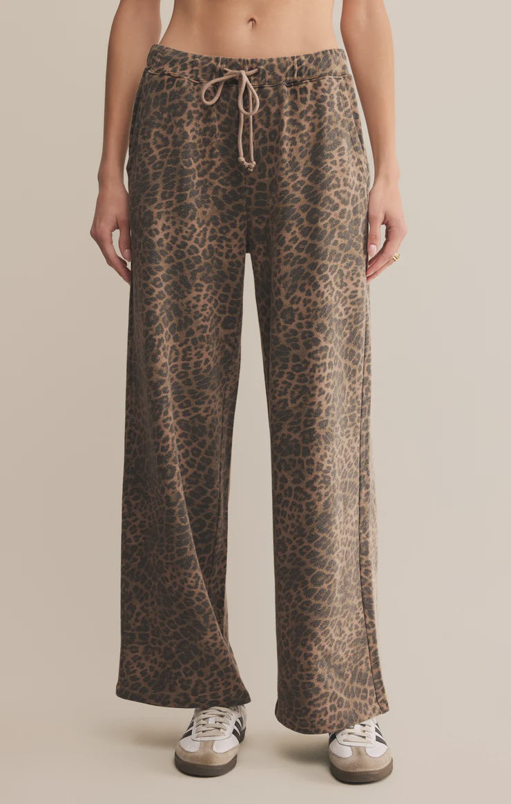 HUNTER LEOPARD KNIT PANT