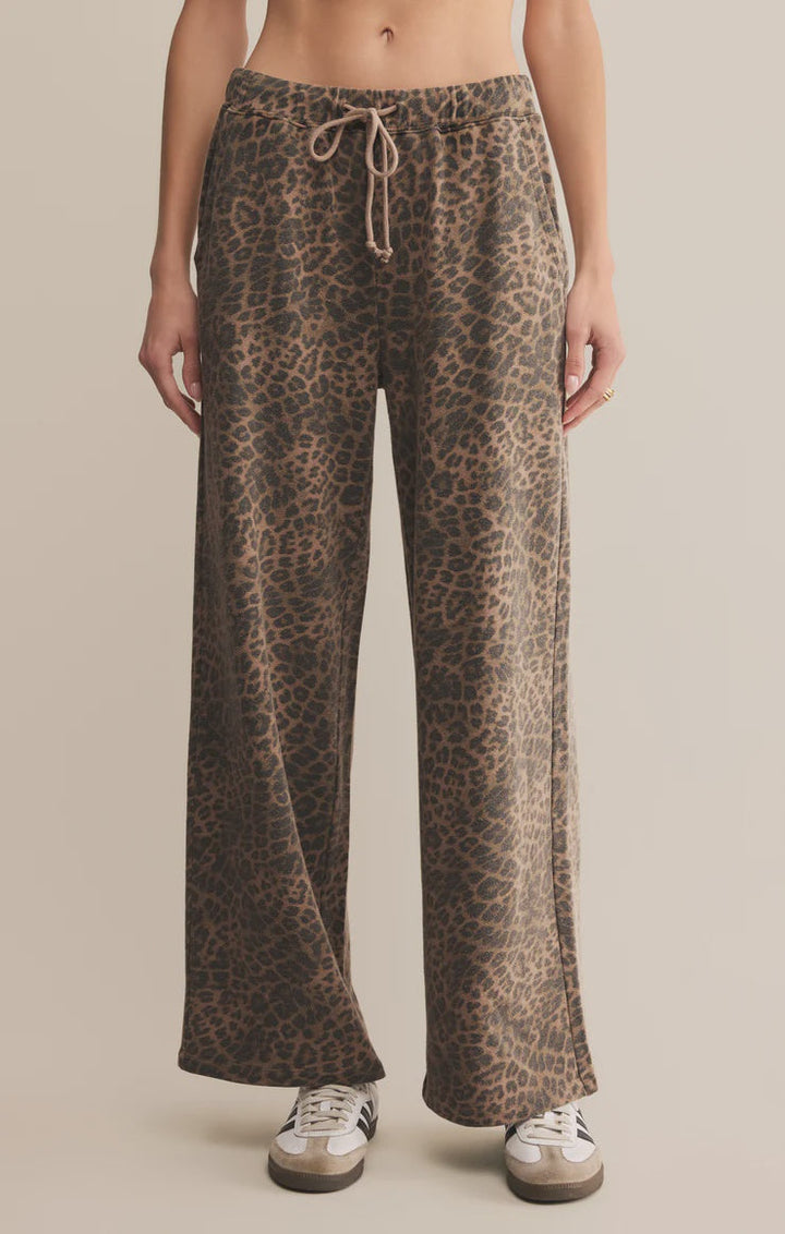 HUNTER LEOPARD KNIT PANT