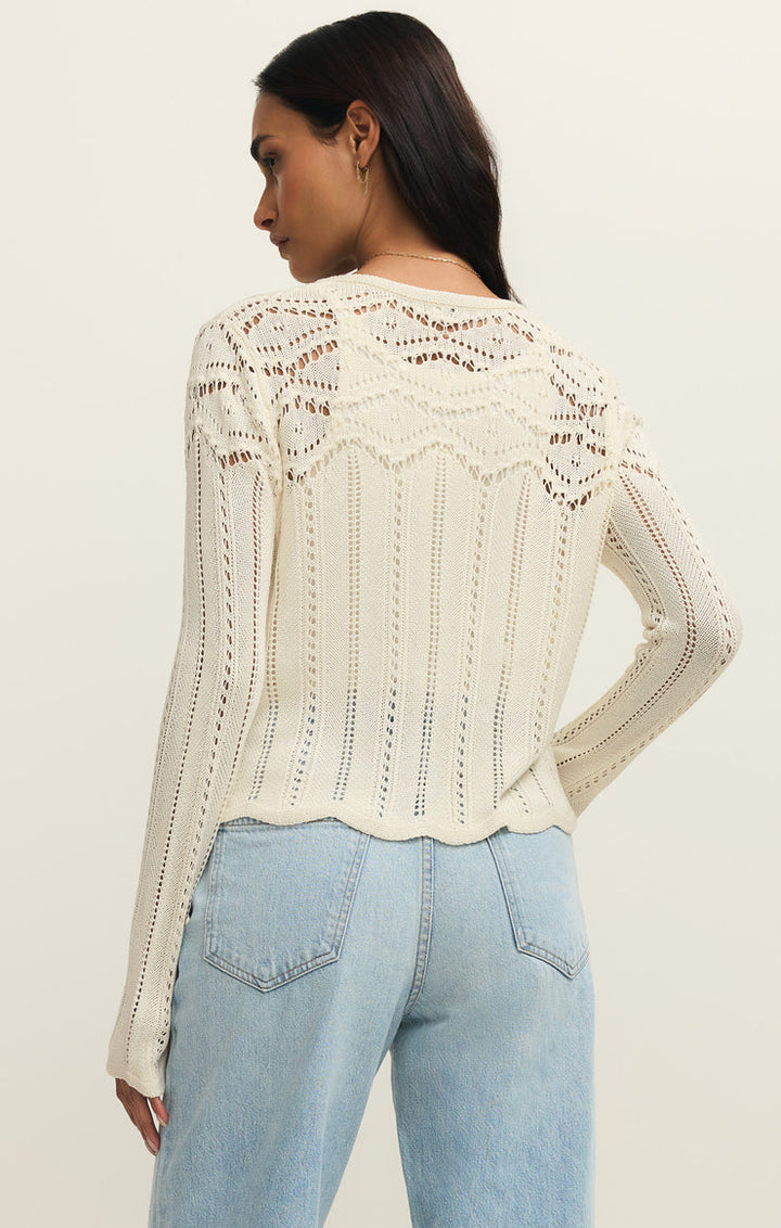 ALYCIA CROCHET SWEATER