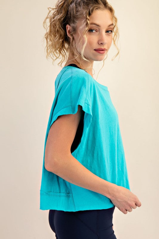 The Raeme Open Back Tee