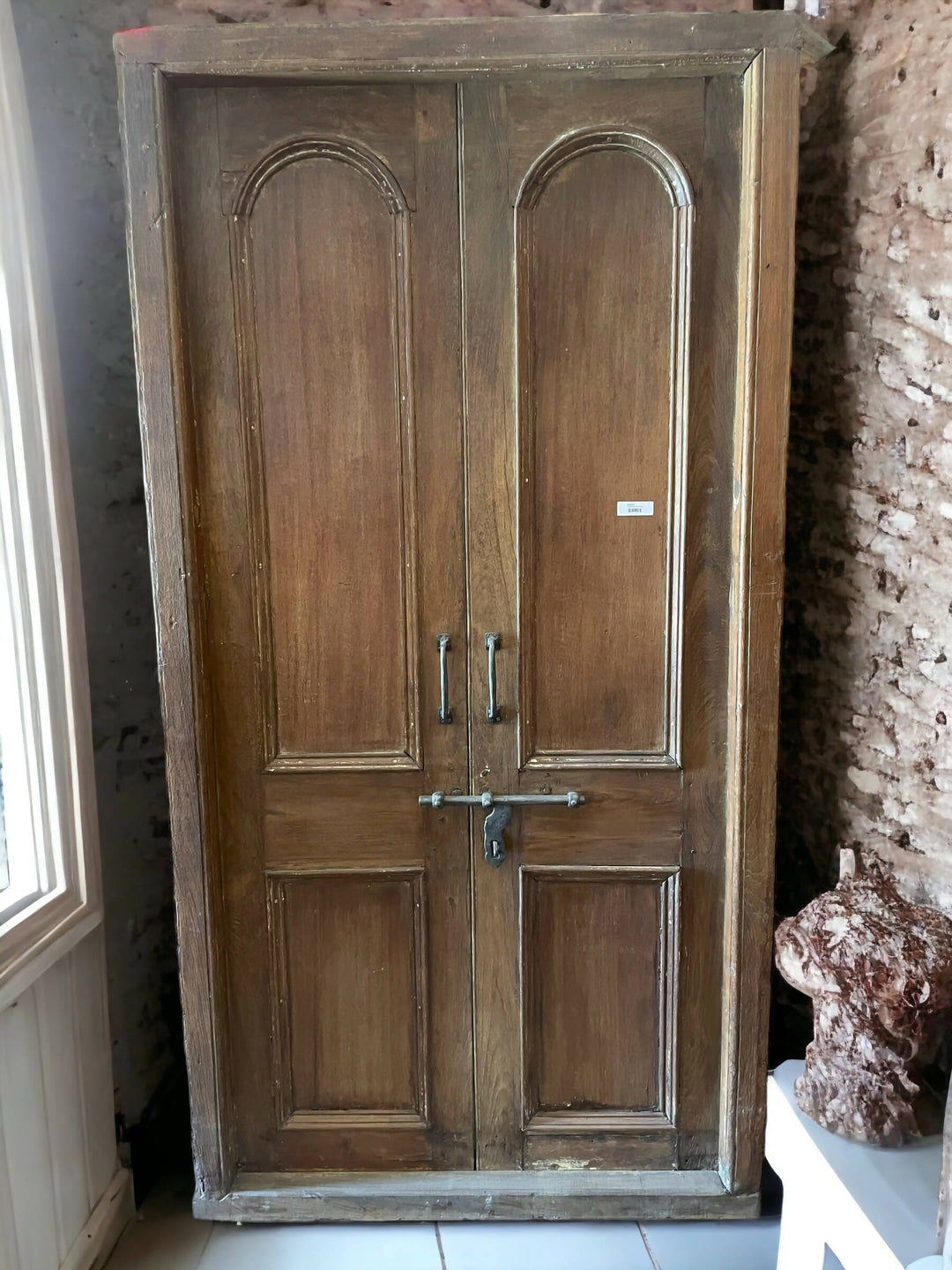 100 hundred year old teak door - Dimensions: 48 width x 88 length America Reclaimed