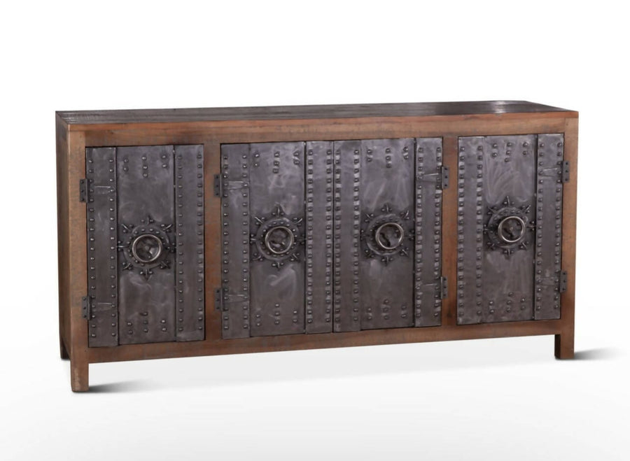 Steampunk 67” Four Door Sideboard America Reclaimed