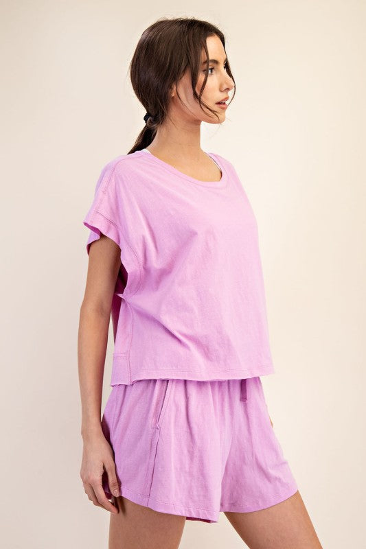The Raeme Open Back Tee