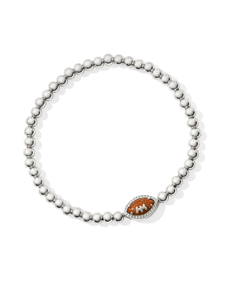 KENDRA SCOTT FOOTBALL STRETCH BRACELET