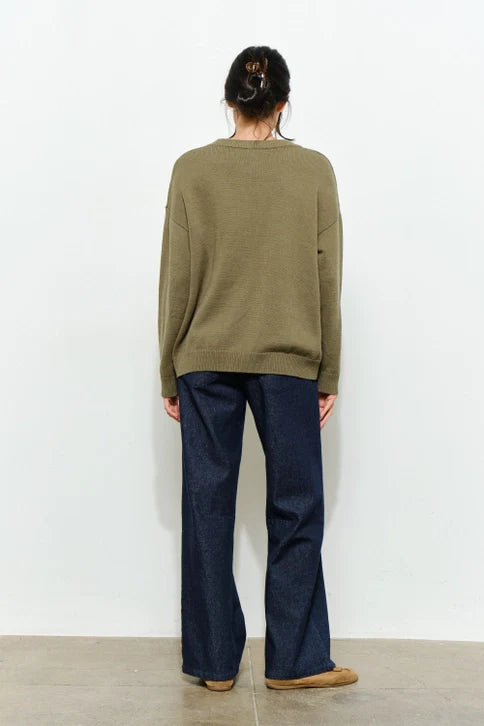 PERRI MARTINI BEADED SWEATER