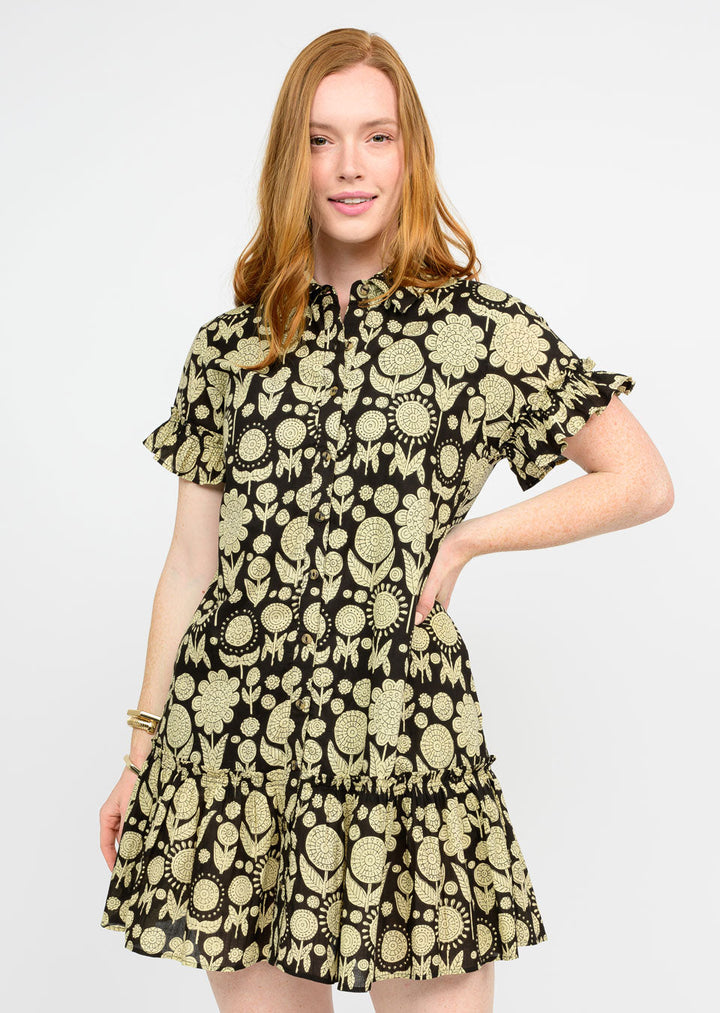 FUFFLED SHIRT DRESS