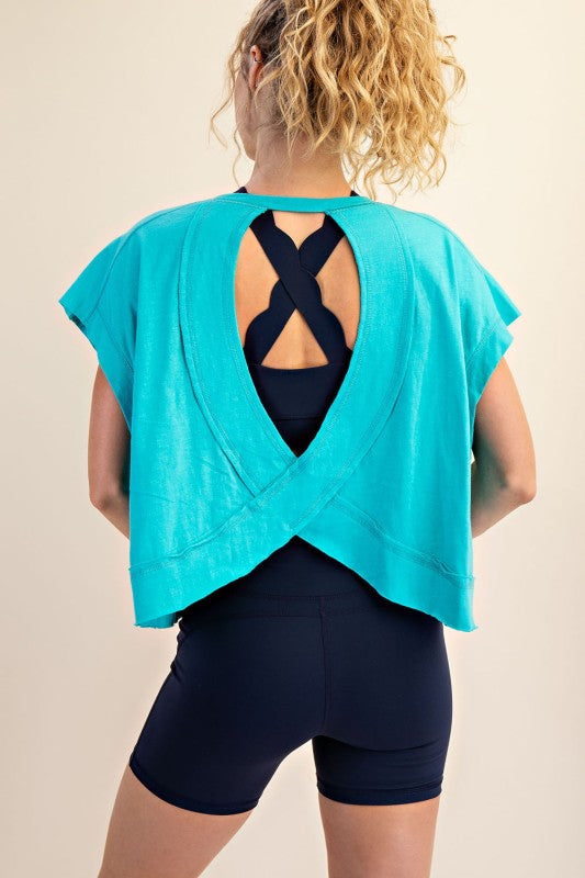The Raeme Open Back Tee
