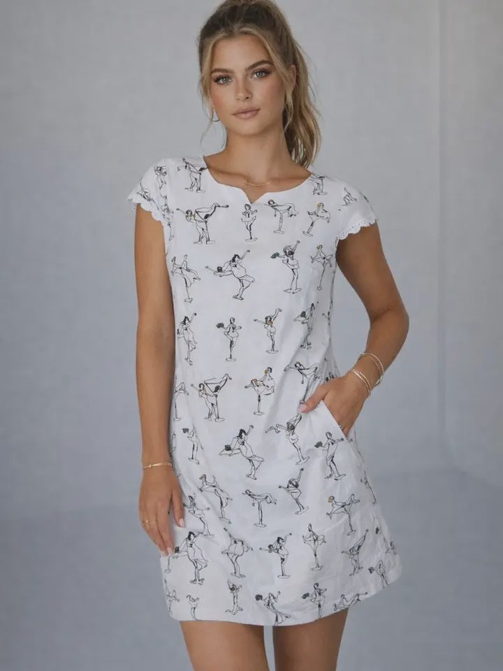 SWEET CAROLINE CAP SLV MARTINI GIRL DRESS