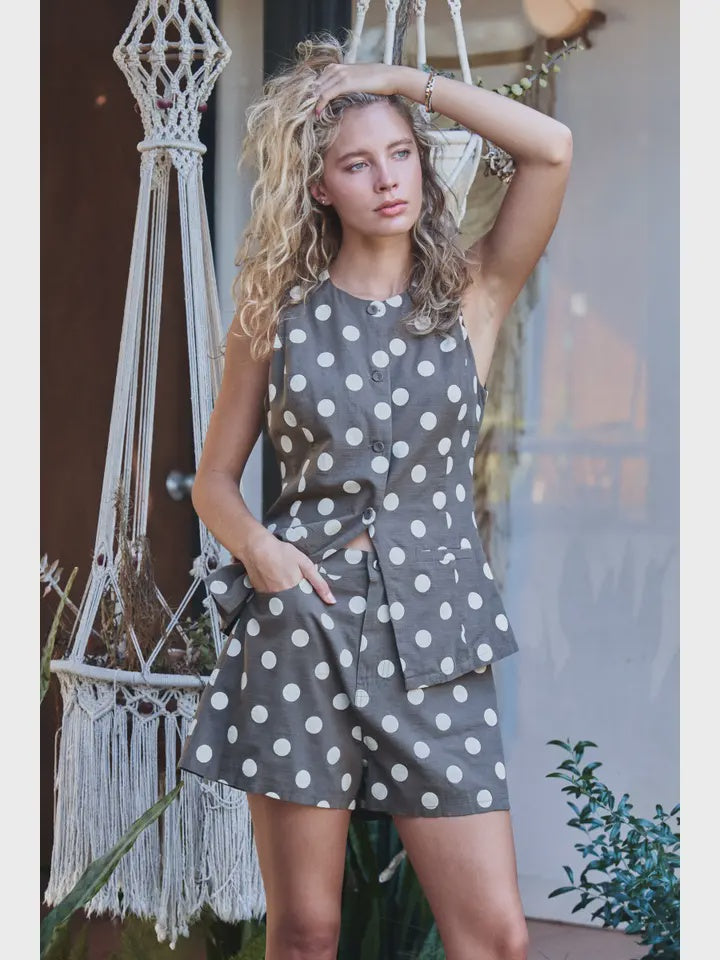 CLASSIC CHIC POLKA DOT SUMMER SET