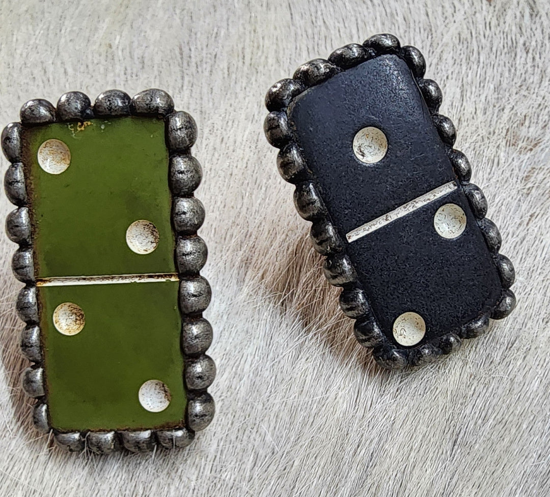 Handcrafted Domino Rings