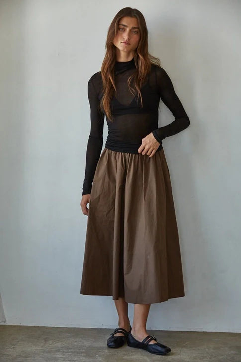 POPLINE SKIRT