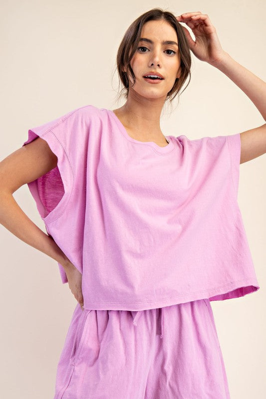 The Raeme Open Back Tee