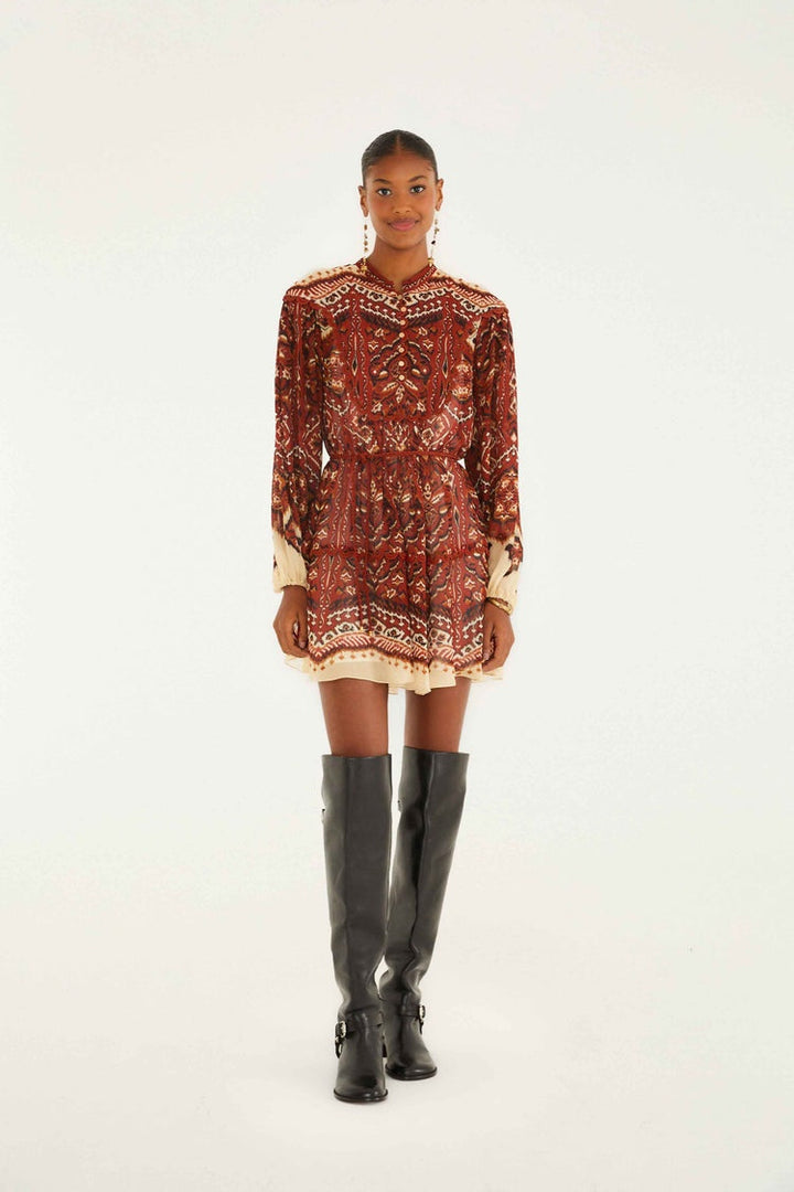 AINIKA TAPESTRY LS DRESS