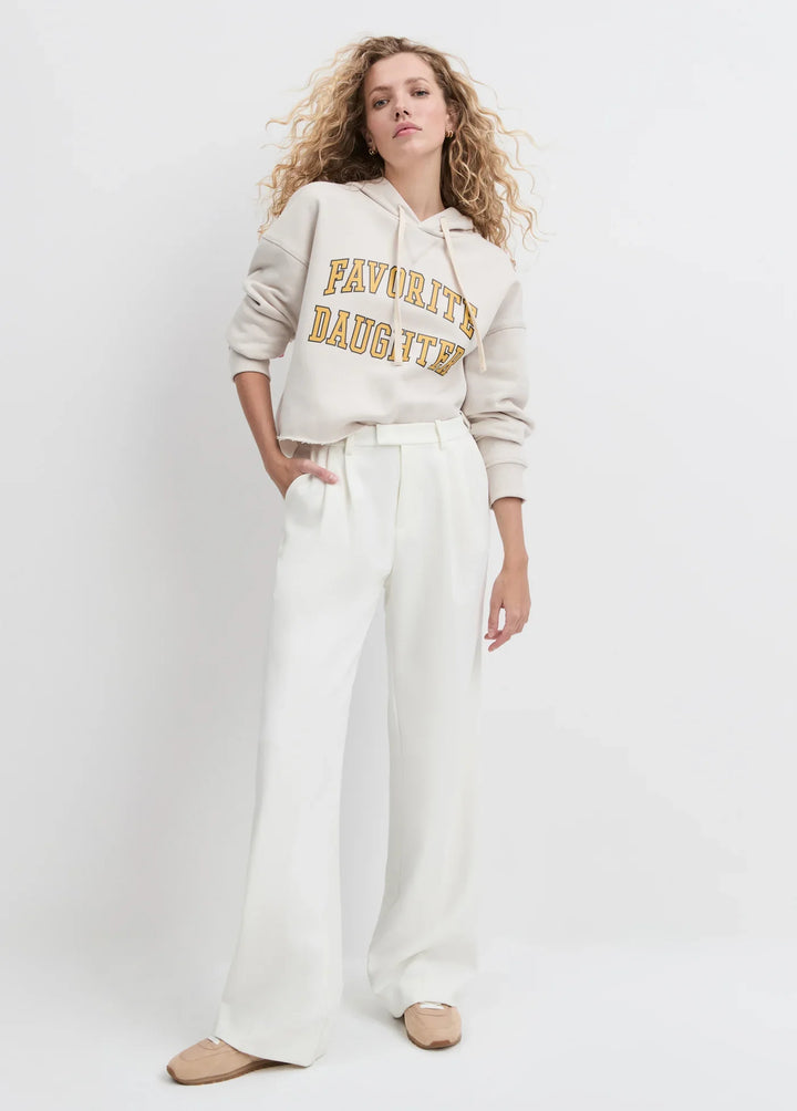 THE CROPPED COLLEGIATE HOODIE