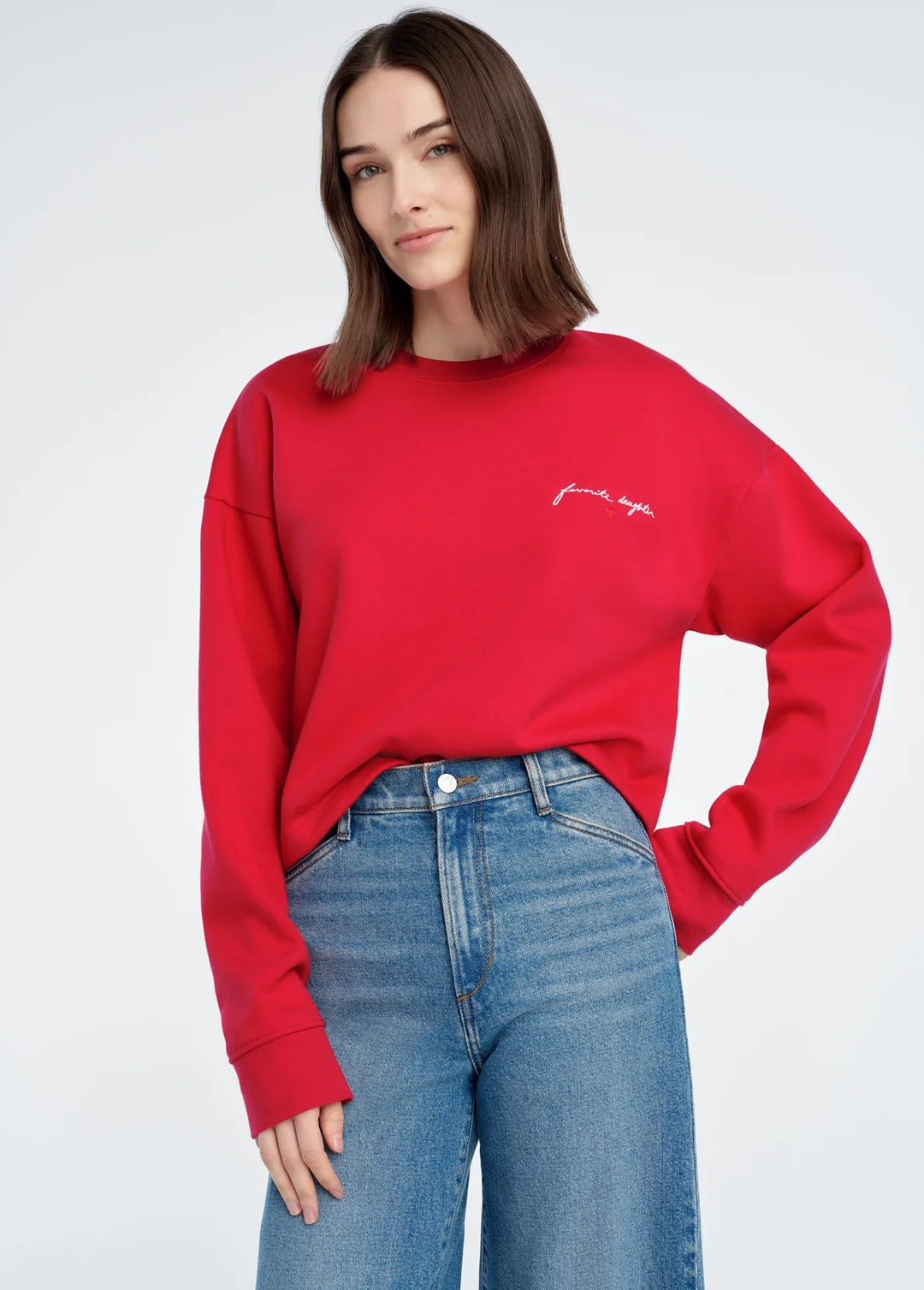 CROPPED SIGNATURE SWEATSHIRT