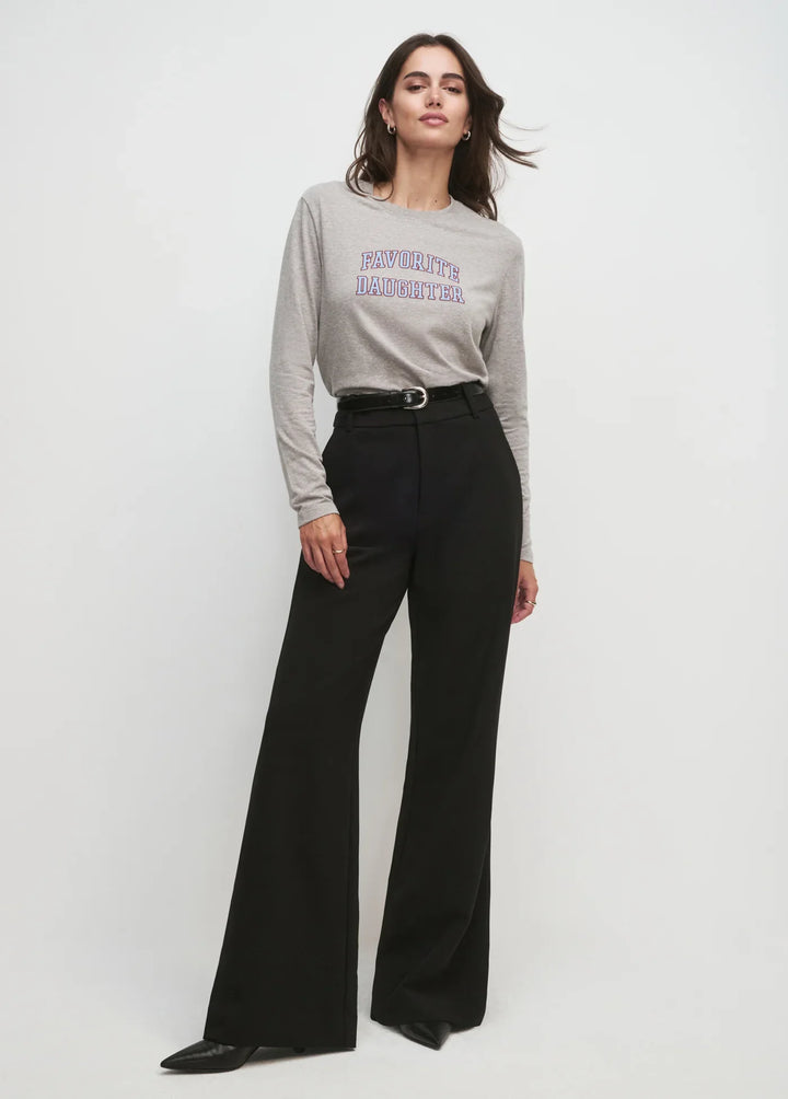 CROPPED COLLEGIATE LS TEE