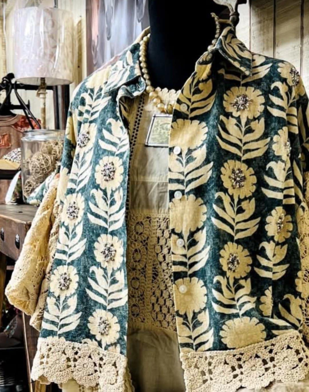 Crochet Sleeve Jacket