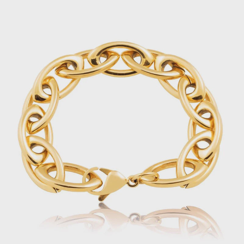 FRANKIE OVAL LINK BRACELET