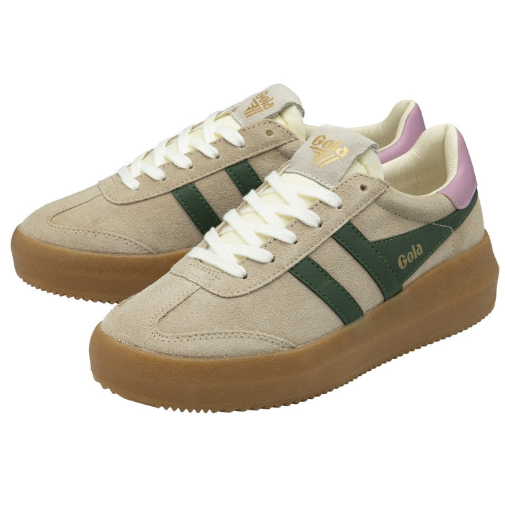 ATHENA TRAINER SNEAKER BONE/EVERGREEN/CANDY/GUM